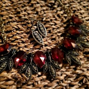 Chloe + Isabel Fair Isle necklace and earring set